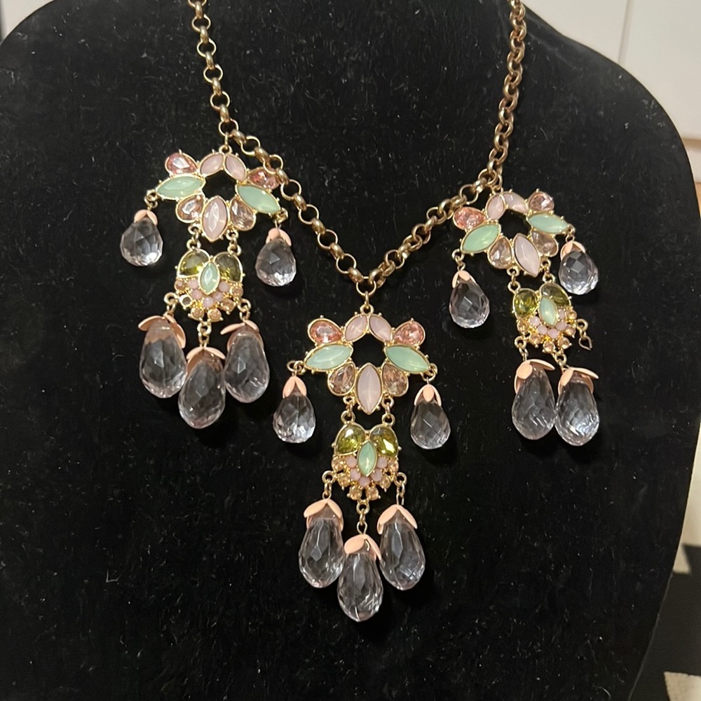 Chandelier Style Statement Necklace